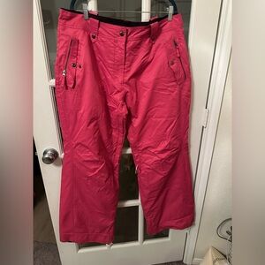Core powder room pink women’s sz xl snow ski pants snowboarding 5000 mm 
16/18